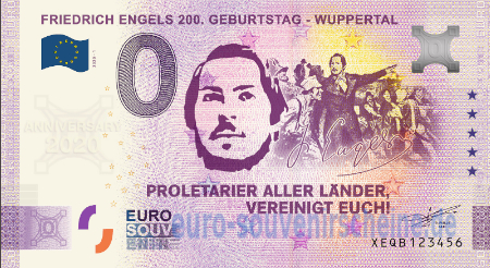 XEQB-2020-1 FRIEDRICH ENGELS 200. GEBURTSTAG - WUPPERTAL 