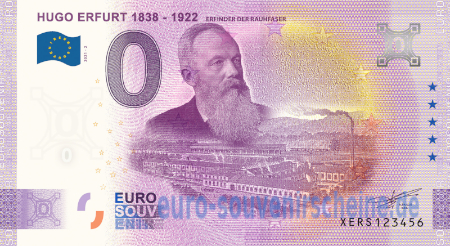 XERS-2021-2 HUGO ERFURT 1834 - 1922 ERFINDER DER RAUHFASER