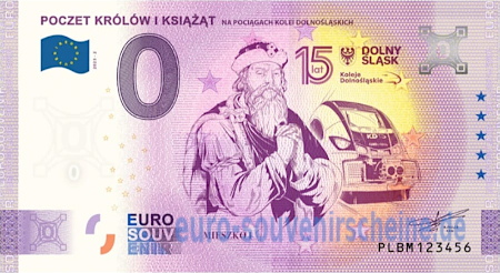 PLBM-2023-2 POCZET KRÓLÓW I KSIĄŽĄT  NA POCIĄGACH KOLEI DOLNOŚLĄSKICH
